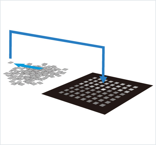 ［Image］Tray setter： 小尺寸单片用托盘排列机